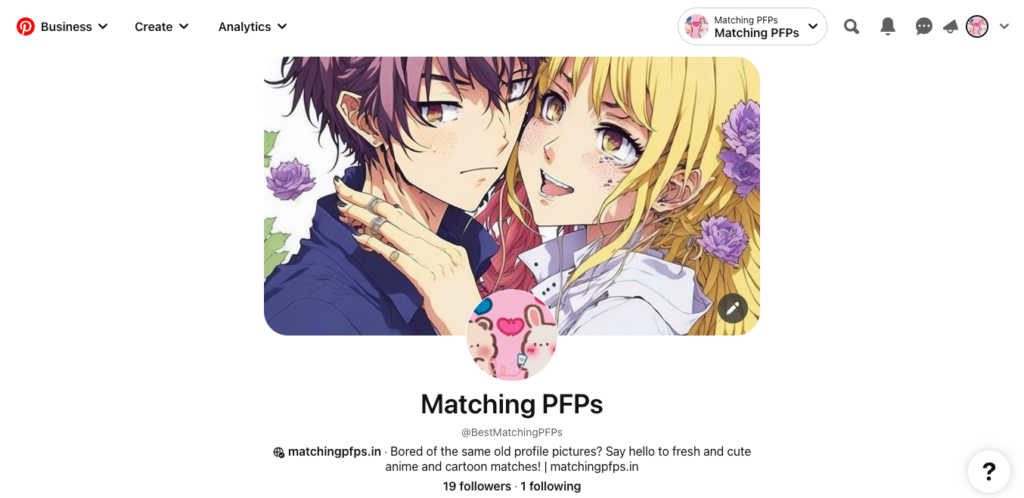 ScreenShot of Matching Pfps