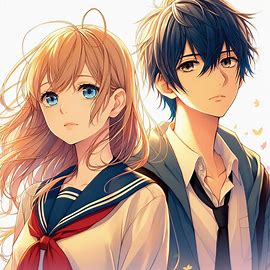 generate anime Itadori and Nobara matching couple pic