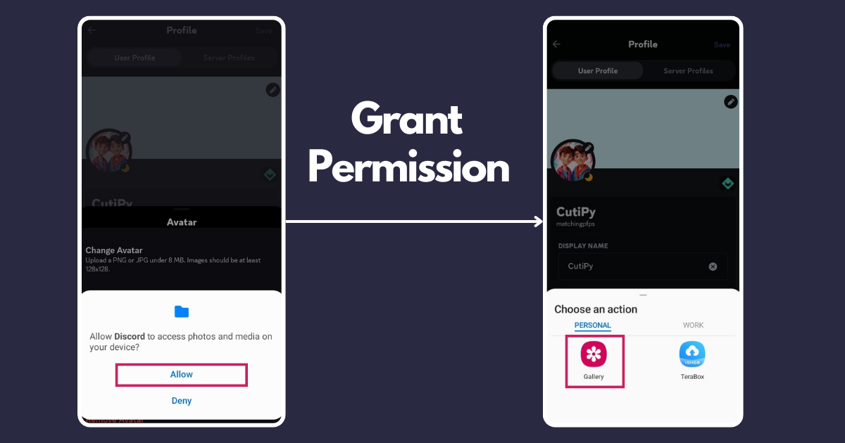 Grant Permissions to Discord App