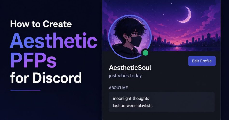 how to create aesthetic pfps for discord